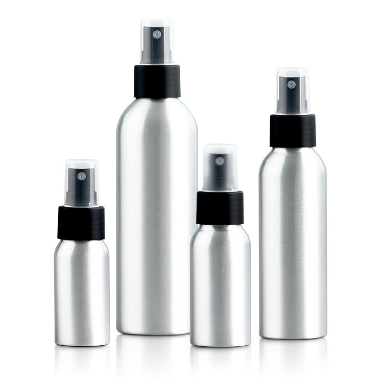 Aluminum spray bottle 40ml 60ml 80ml 100ml 120ml 200ml