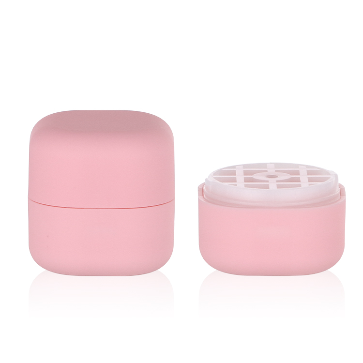 7g Cute Pink Square Lip Balm Case