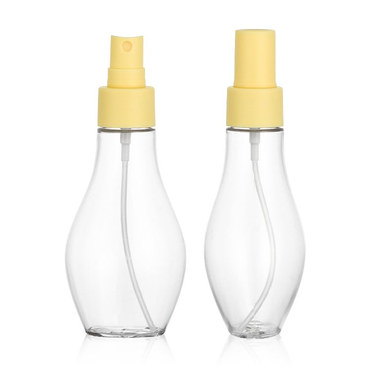 120ml Transparent Special Shape Bottle  With Sprayer