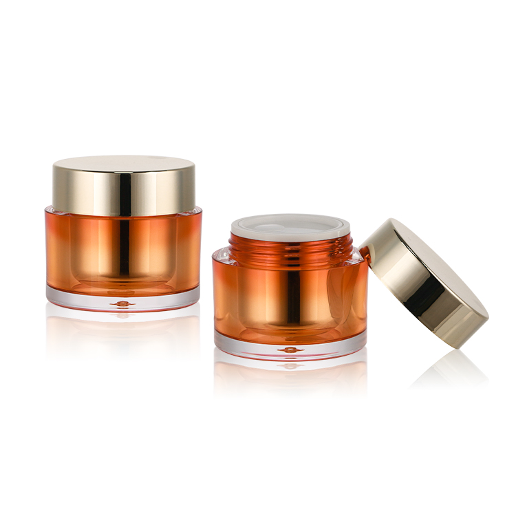 50g Double Wall Acrylic Cream Jar With Aluminum Cap